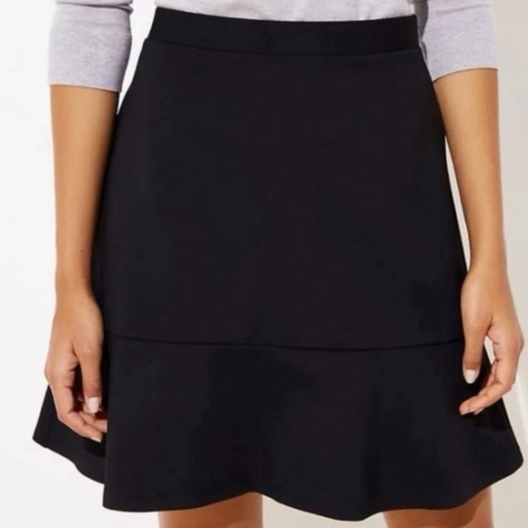 Loft Flippy Mini Skirt - Black - L - Picture 1 of 3